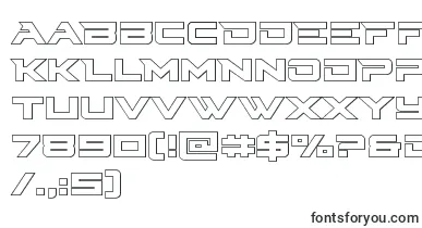 Cyberdyneout font – high-Tech Fonts
