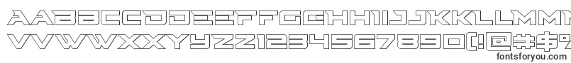 Cyberdyneout-fontti – Tietokonefontit