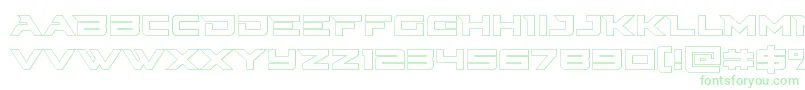 Cyberdyneout Font – Green Fonts