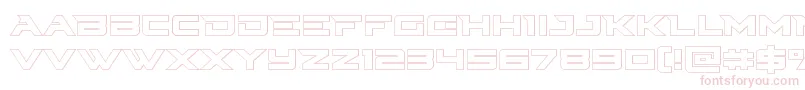 Cyberdyneout Font – Pink Fonts
