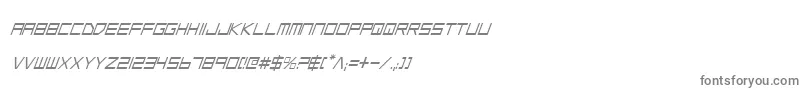 フォントLgsci – 白い背景に灰色の文字