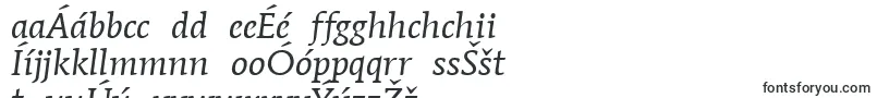 ItcMendozaRomanLtBookItalic Font – Czech Fonts