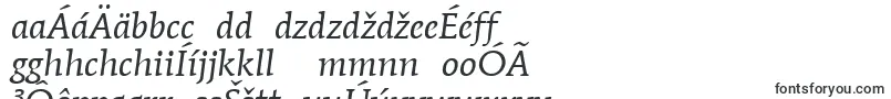 ItcMendozaRomanLtBookItalic-fontti – slovakian fontit