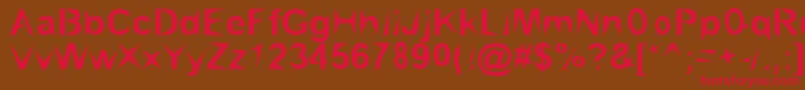 Brialpoi Font – Red Fonts on Brown Background