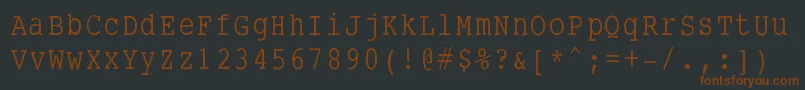 Más sobre la fuente Smalltypewriting fuente Smalltypewriting – Fuentes Marrones Sobre Fondo Negro