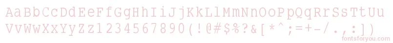 Smalltypewriting Font – Pink Fonts