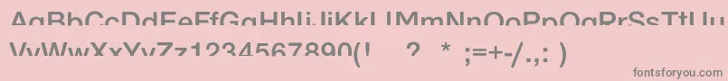 Arehalfsenough Font – Gray Fonts on Pink Background