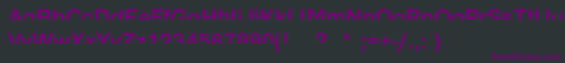 Arehalfsenough Font – Purple Fonts on Black Background