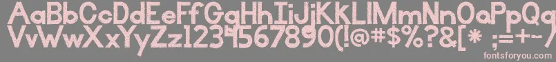 BmdIlluminate Font – Pink Fonts on Gray Background