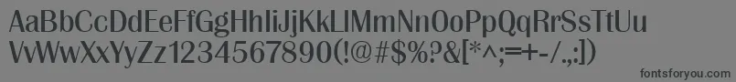 GrenobleSf Font – Black Fonts on Gray Background