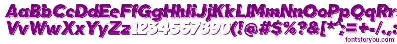 TabarraShadowItalicFfp Font – Purple Fonts