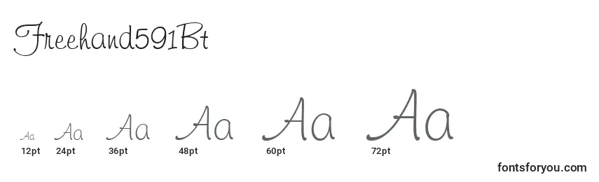 Freehand591Bt Font Sizes