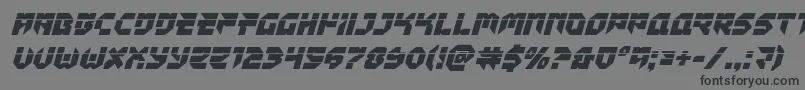 Tokyodrifterlaserital Font – Black Fonts on Gray Background