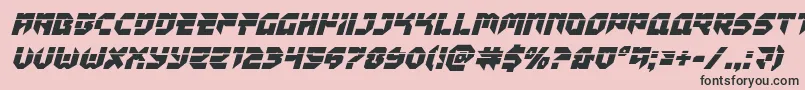 Tokyodrifterlaserital Font – Black Fonts on Pink Background