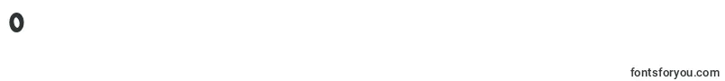 PfphatfaceAlternate Font – Fonts for Digit 0
