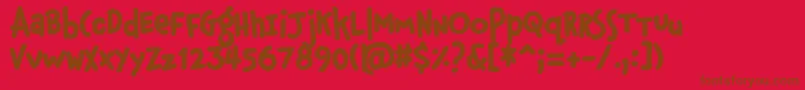 Lisätietoja PfphatfaceAlternate-fontista PfphatfaceAlternate-fontti – ruskeat fontit punaisella taustalla
