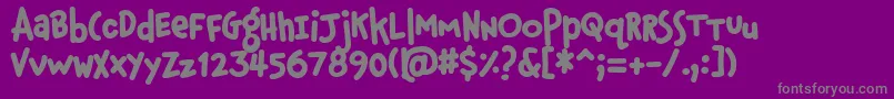 Más sobre la fuente PfphatfaceAlternate fuente PfphatfaceAlternate – Fuentes Grises Sobre Fondo Morado