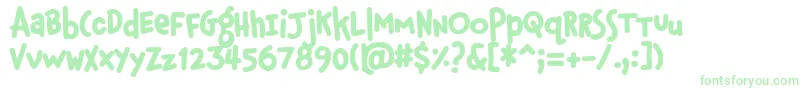 fuente PfphatfaceAlternate – Fuentes Verdes