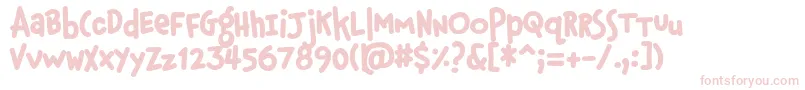 PfphatfaceAlternate Font – Pink Fonts on White Background
