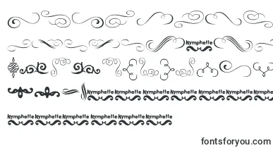 Nymphette font – Fonts Figures