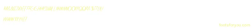 HeartShaped Font – Yellow Fonts