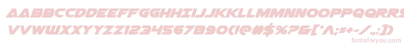 Airstrikebold Font – Pink Fonts on White Background