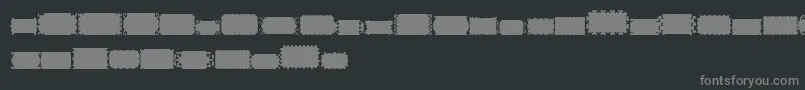 SlSolid01 Font – Gray Fonts on Black Background