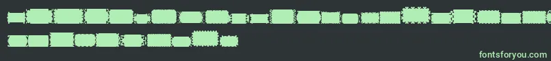Шрифт SlSolid01 – зелёные шрифты на чёрном фоне