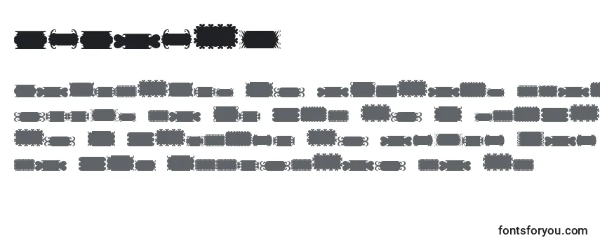 Schriftart SlSolid01