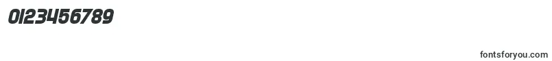SfSpeedwaystarBoldOblique Font – Fonts for Numbers and Digits