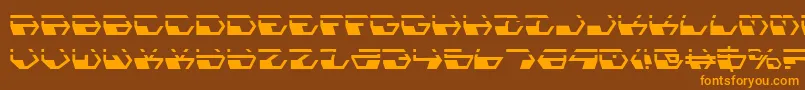 Deranianla Font – Orange Fonts on Brown Background