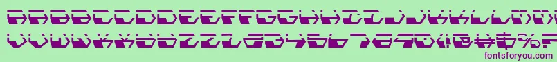 Deranianla Font – Purple Fonts on Green Background