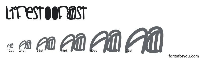 Lifestoofast Font Sizes