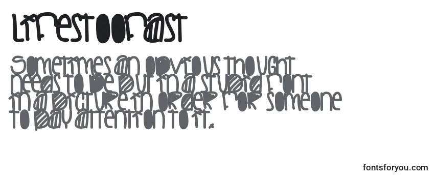 Обзор шрифта Lifestoofast