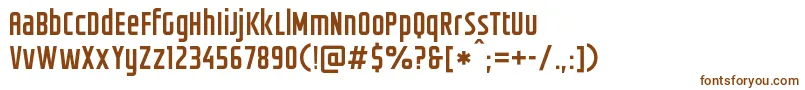 Groteskia Font – Brown Fonts on White Background