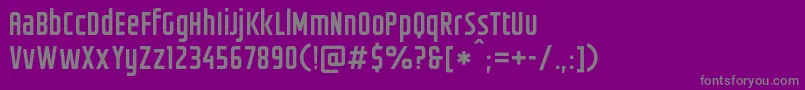 Groteskia Font – Gray Fonts on Purple Background