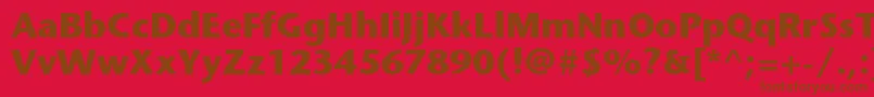 En savoir plus sur la police StonesansstdBold Police StonesansstdBold – polices brunes sur fond rouge