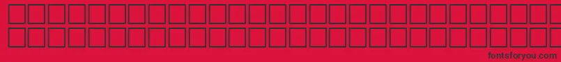 Math3Regular Font – Black Fonts on Red Background