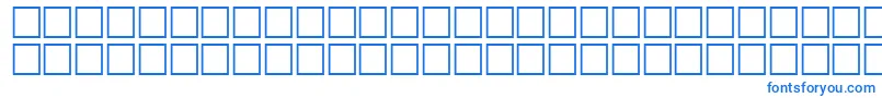 Math3Regular-fontti – siniset fontit valkoisella taustalla