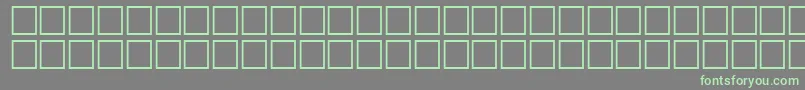 fuente Math3Regular – Fuentes Verdes Sobre Fondo Gris