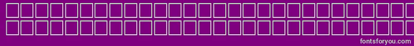 fuente Math3Regular – Fuentes Verdes Sobre Fondo Morado