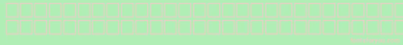 Math3Regular Font – Pink Fonts on Green Background