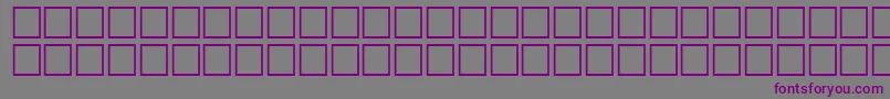 フォントMath3Regular – 紫色のフォント、灰色の背景