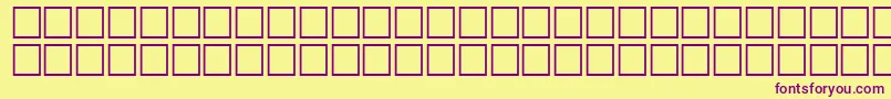 fuente Math3Regular – Fuentes Moradas Sobre Fondo Amarillo