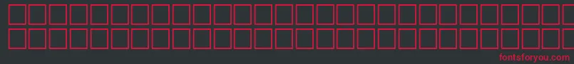 fuente Math3Regular – Fuentes Rojas Sobre Fondo Negro