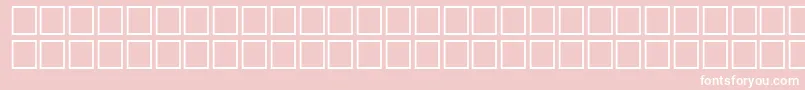 Math3Regular Font – White Fonts on Pink Background