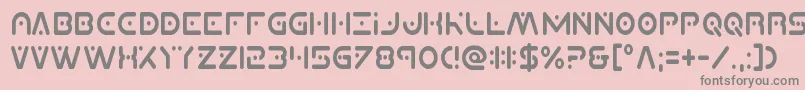 Шрифт Planetxcompactcond – серые шрифты на розовом фоне