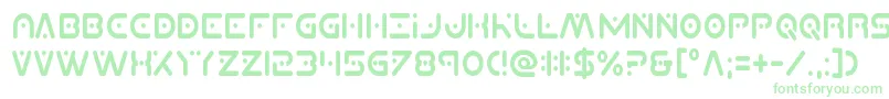 Шрифт Planetxcompactcond – зелёные шрифты на белом фоне