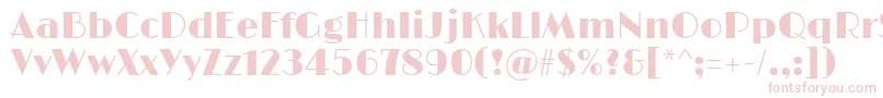 LimelightRegular Font – Pink Fonts on White Background