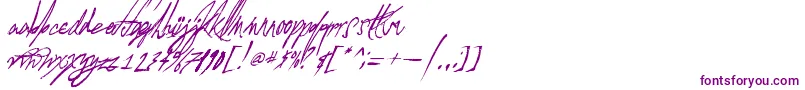 AGlitchInTime Font – Purple Fonts